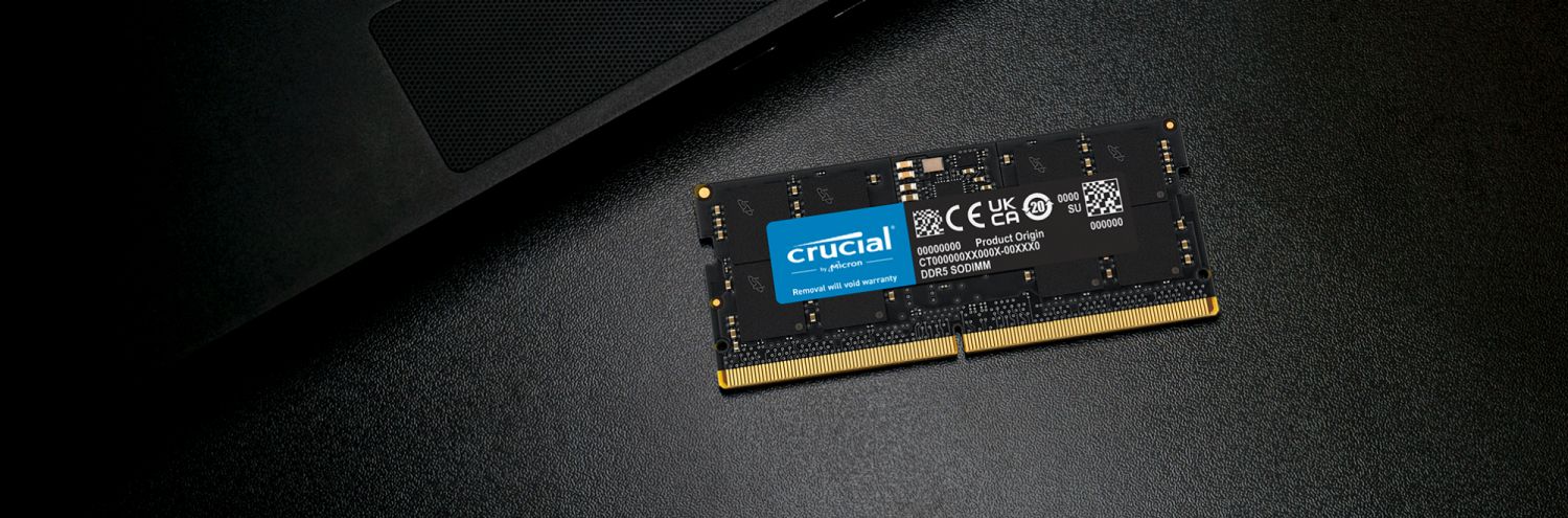 Crucial DDR5 Laptop Memory optimized power