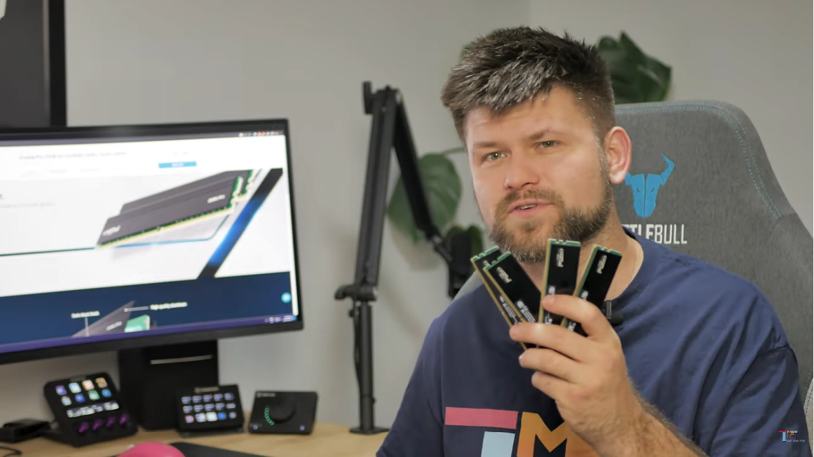 Tech Man Pat reviews Crucial DDR4 Pro video